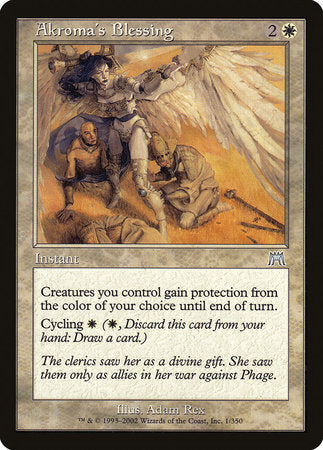 Akroma's Blessing [Onslaught] | Exor Games Truro