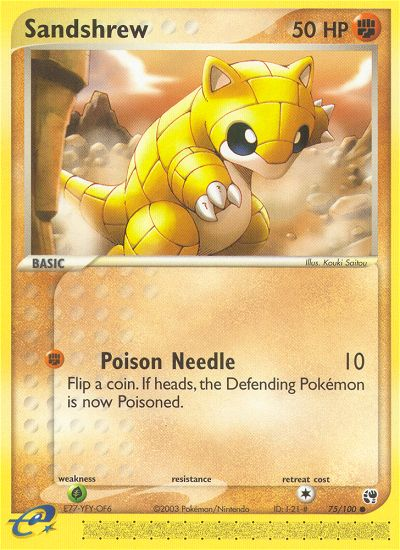 Sandshrew (75/100) [EX: Sandstorm] | Exor Games Truro