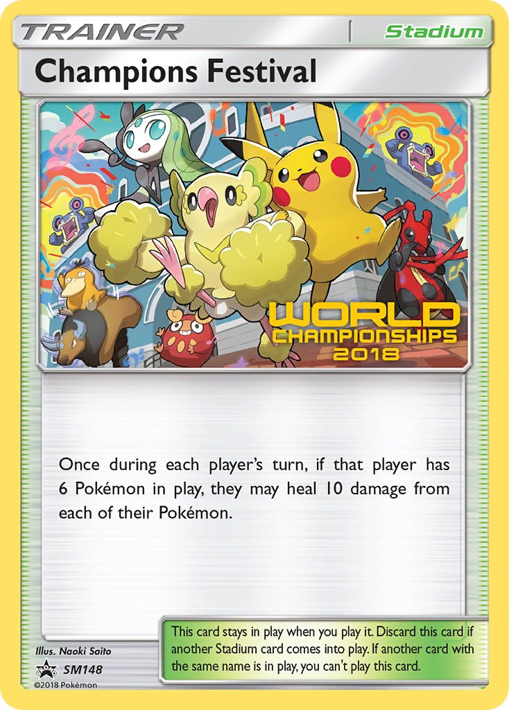 Champions Festival (SM148) (2018 Top Quarter Finalist) [Sun & Moon: Black Star Promos] | Exor Games Truro