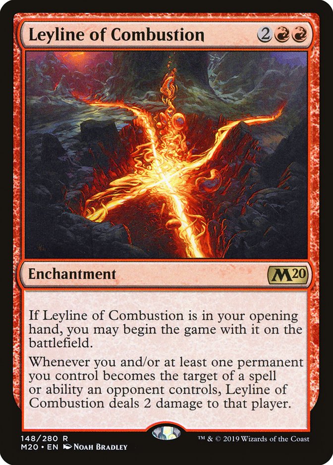 Leyline of Combustion [Core Set 2020] | Exor Games Truro