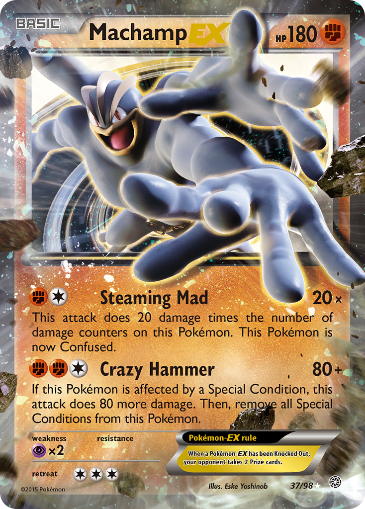 Machamp EX (37/98) [XY: Ancient Origins] | Exor Games Truro