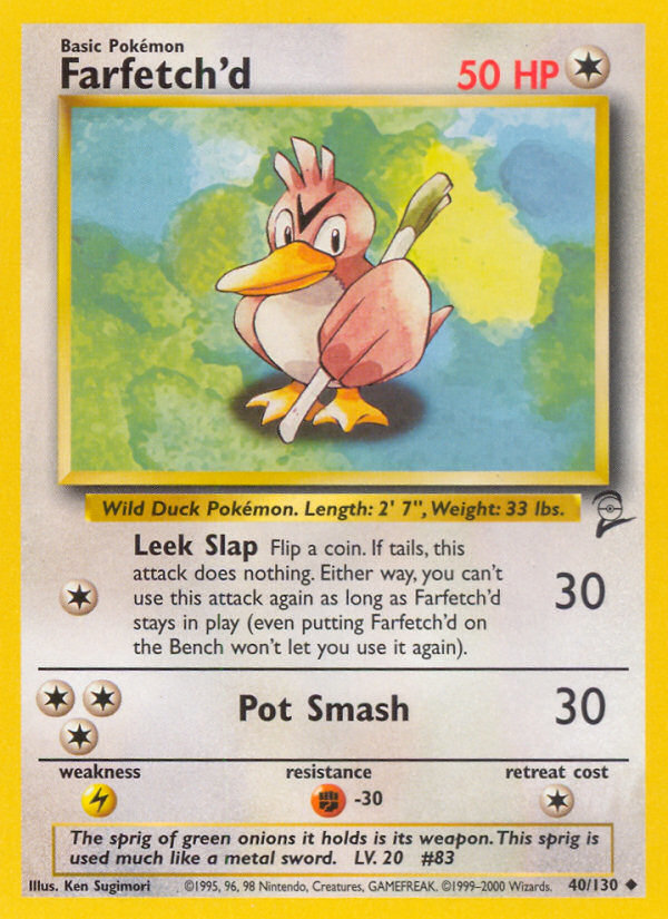 Farfetch'd (40/130) [Base Set 2] | Exor Games Truro