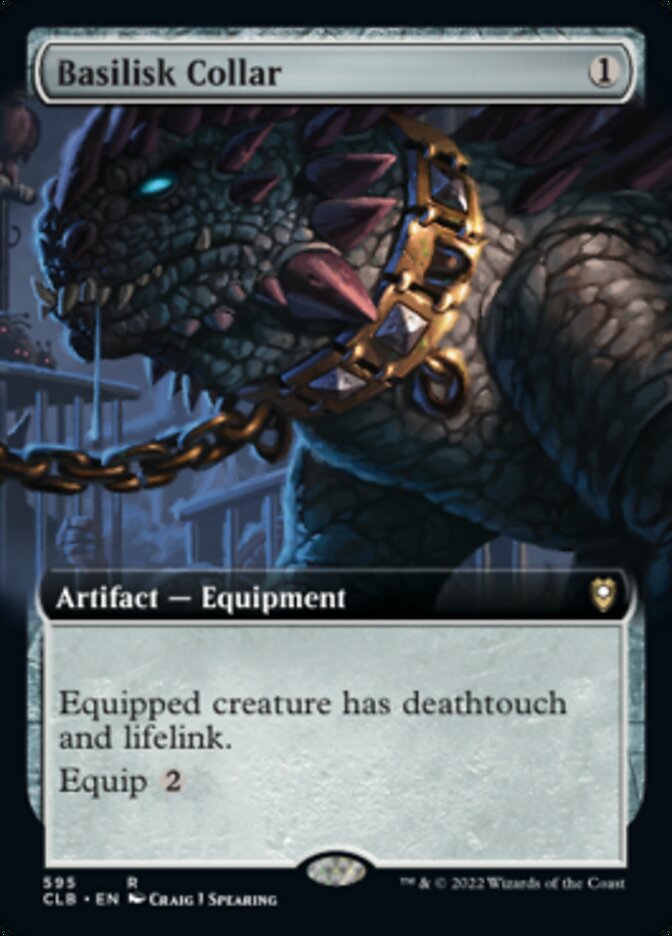Basilisk Collar (Extended Art) [Commander Legends: Battle for Baldur's Gate] | Exor Games Truro