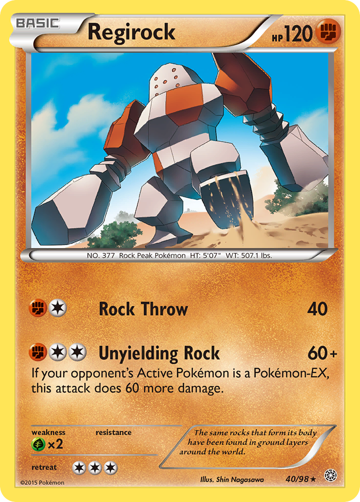 Regirock (40/98) [XY: Ancient Origins] | Exor Games Truro