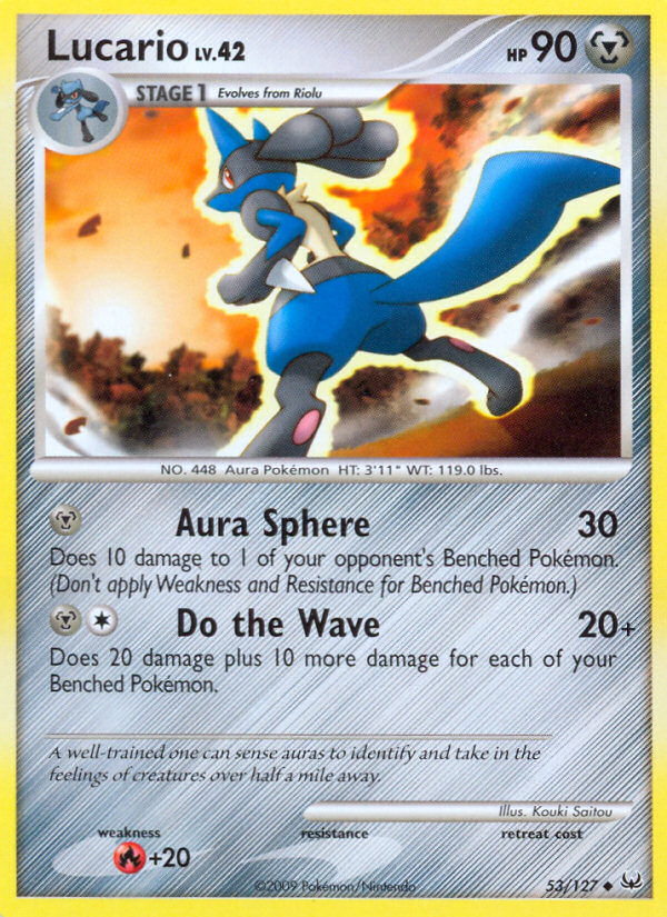 Lucario (53/127) [Platinum: Base Set] | Exor Games Truro