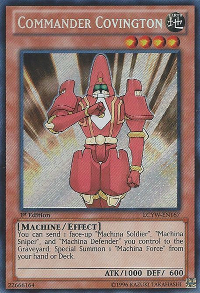 Commander Covington [LCYW-EN167] Secret Rare | Exor Games Truro