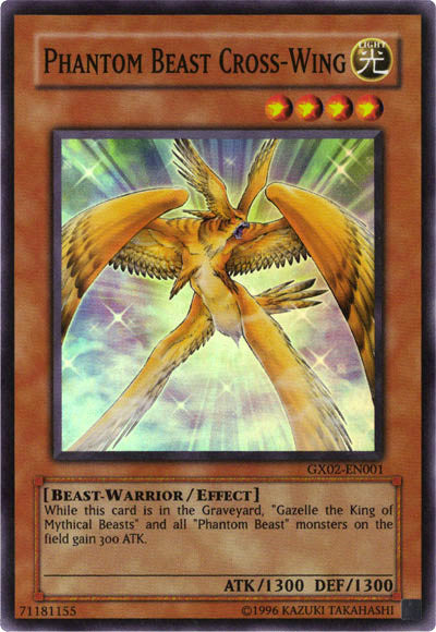 Phantom Beast Cross-Wing [GX02-EN001] Super Rare | Exor Games Truro