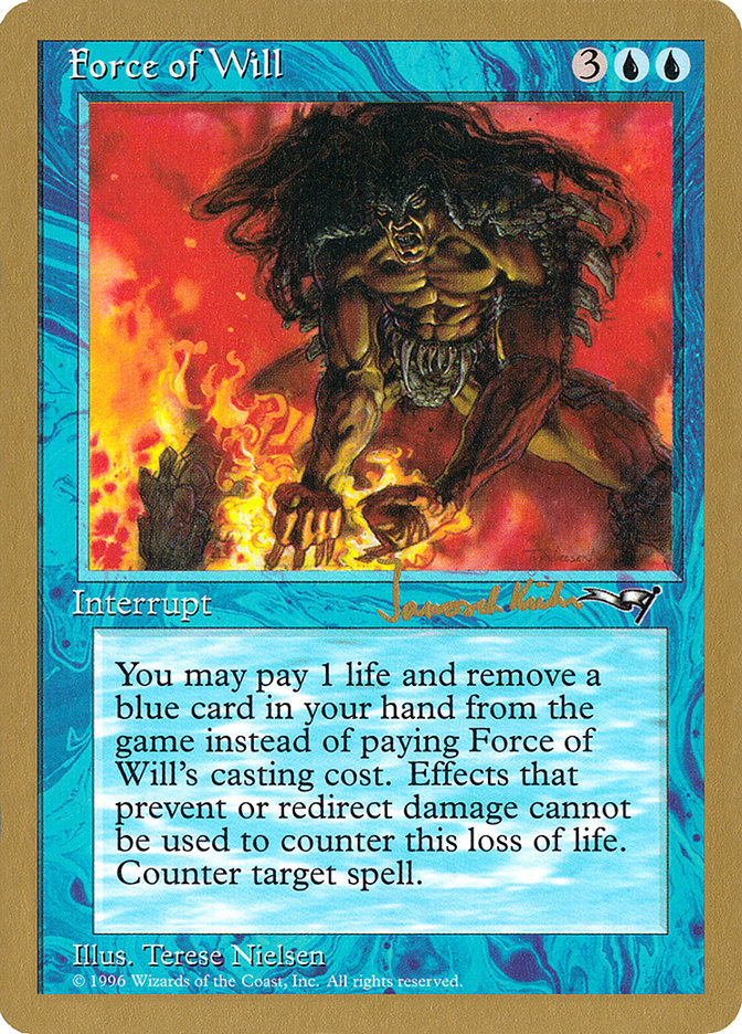 Force of Will (Janosch Kuhn) [World Championship Decks 1997] | Exor Games Truro
