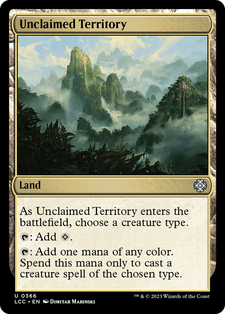 Unclaimed Territory [The Lost Caverns of Ixalan Commander] | Exor Games Truro