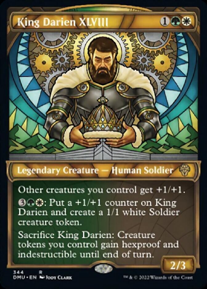 King Darien XLVIII (Showcase Textured) [Dominaria United] | Exor Games Truro