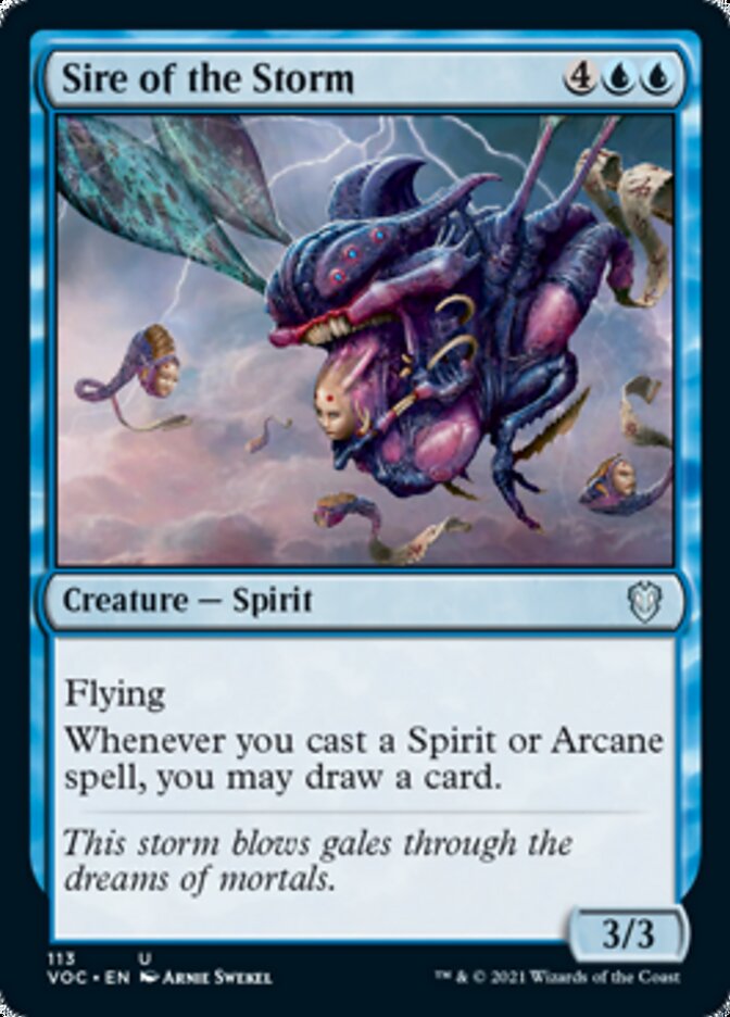 Sire of the Storm [Innistrad: Crimson Vow Commander] | Exor Games Truro