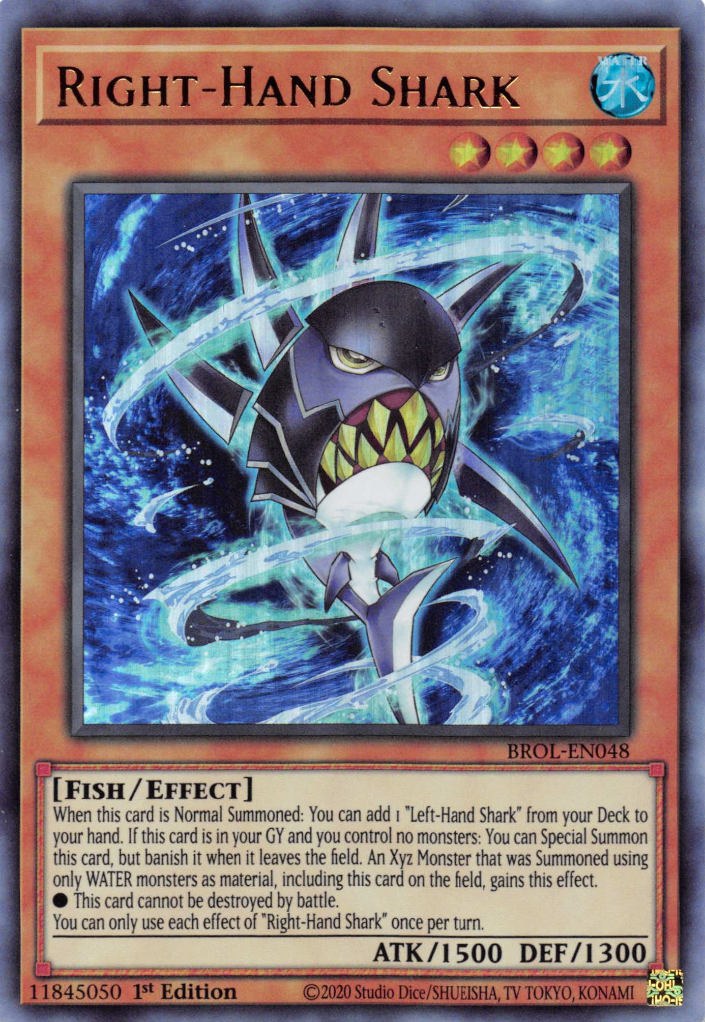 Right-Hand Shark [BROL-EN048] Ultra Rare | Exor Games Truro