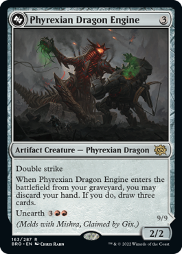 Phyrexian Dragon Engine [The Brothers' War] | Exor Games Truro