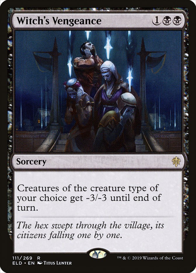 Witch's Vengeance [Throne of Eldraine] | Exor Games Truro