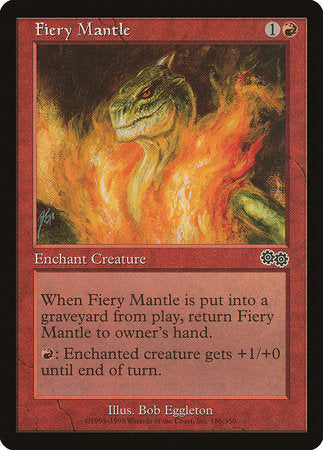 Fiery Mantle [Urza's Saga] | Exor Games Truro