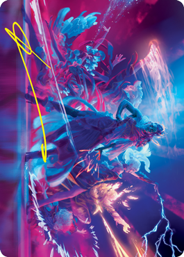 Prismari Command Art Card (Gold-Stamped Signature) [Strixhaven: School of Mages Art Series] | Exor Games Truro