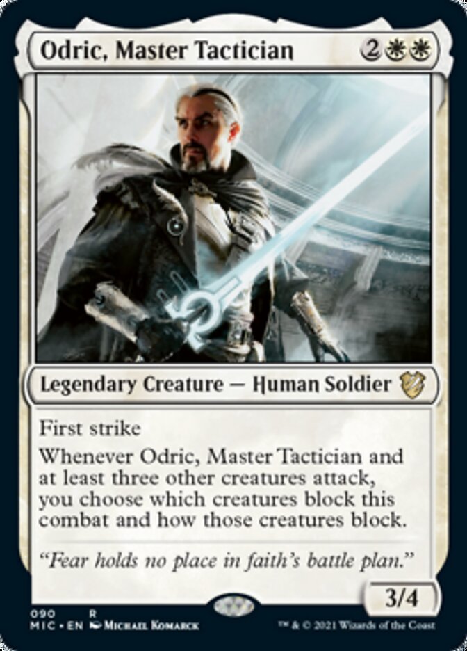 Odric, Master Tactician [Innistrad: Midnight Hunt Commander] | Exor Games Truro