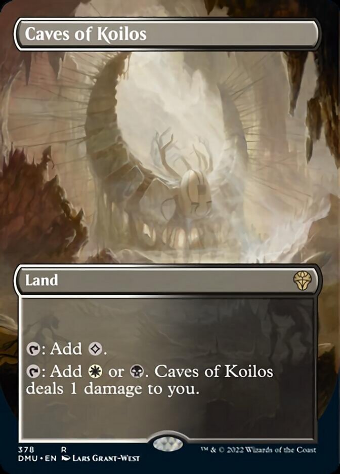 Caves of Koilos (Borderless Alternate Art) [Dominaria United] | Exor Games Truro