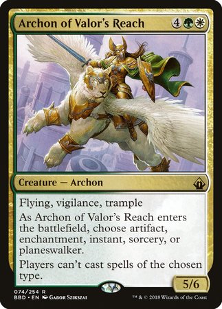 Archon of Valor's Reach [Battlebond] | Exor Games Truro