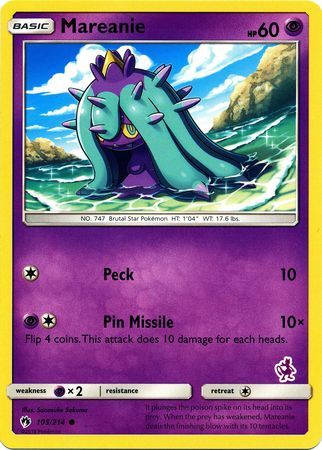 Mareanie (105/214) (Mewtwo Deck) [Battle Academy 2020] | Exor Games Truro