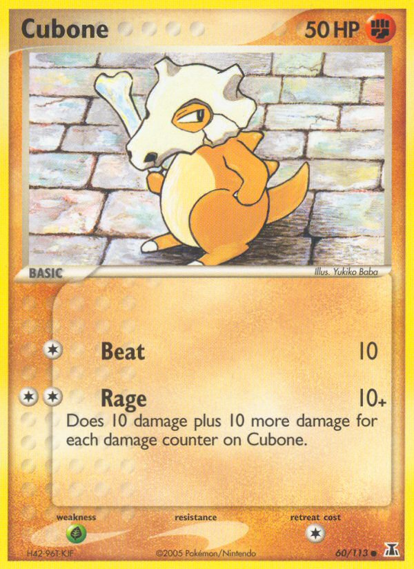 Cubone (60/113) [EX: Delta Species] | Exor Games Truro