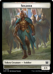 Soldier // Insect Double-Sided Token [March of the Machine Commander Tokens] | Exor Games Truro