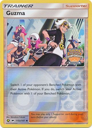 Guzma (115a/147) (Regional Championship Promo) [Sun & Moon: Burning Shadows] | Exor Games Truro