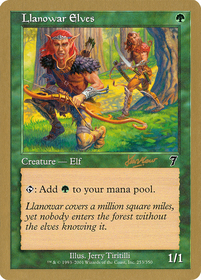 Llanowar Elves (Sim Han How) [World Championship Decks 2002] | Exor Games Truro