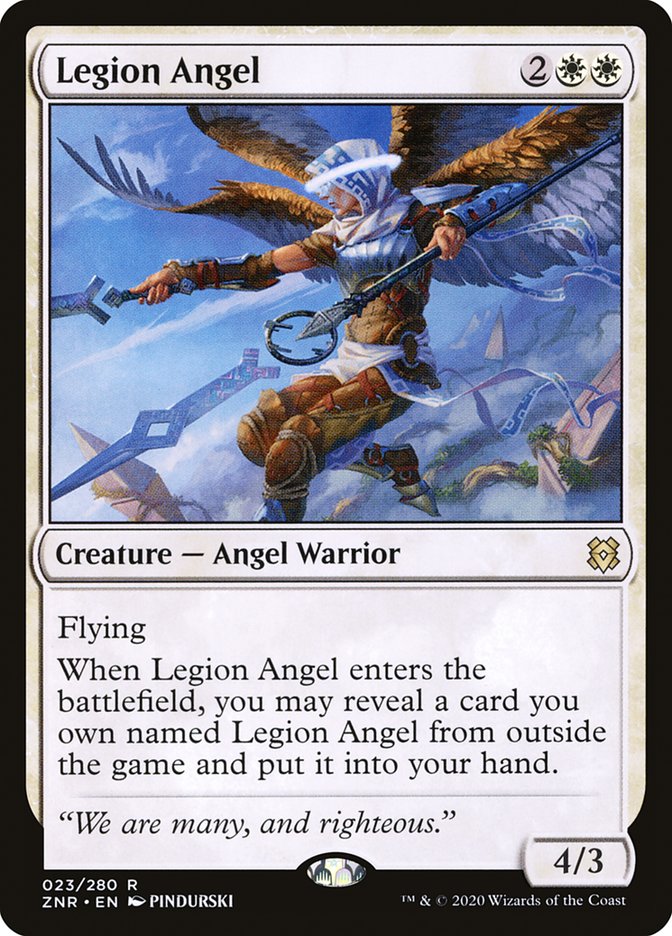 Legion Angel [Zendikar Rising] | Exor Games Truro