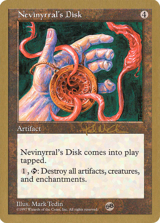 Nevinyrral's Disk (Paul McCabe) (SB) [World Championship Decks 1997] | Exor Games Truro