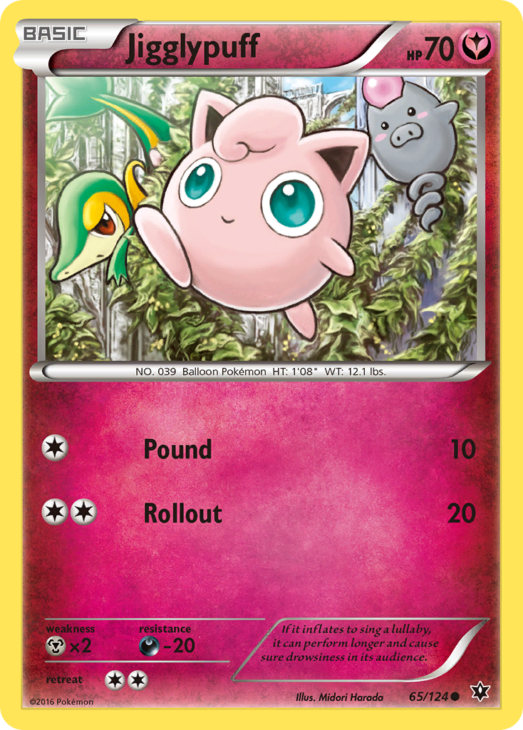 Jigglypuff (65/124) [XY: Fates Collide] | Exor Games Truro