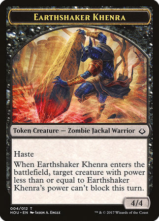 Earthshaker Khenra Token [Hour of Devastation Tokens] | Exor Games Truro