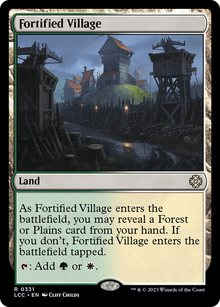 Fortified Village [The Lost Caverns of Ixalan Commander] | Exor Games Truro