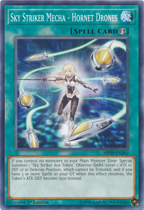 Sky Striker Mecha - Hornet Drones [MP19-EN263] Common | Exor Games Truro