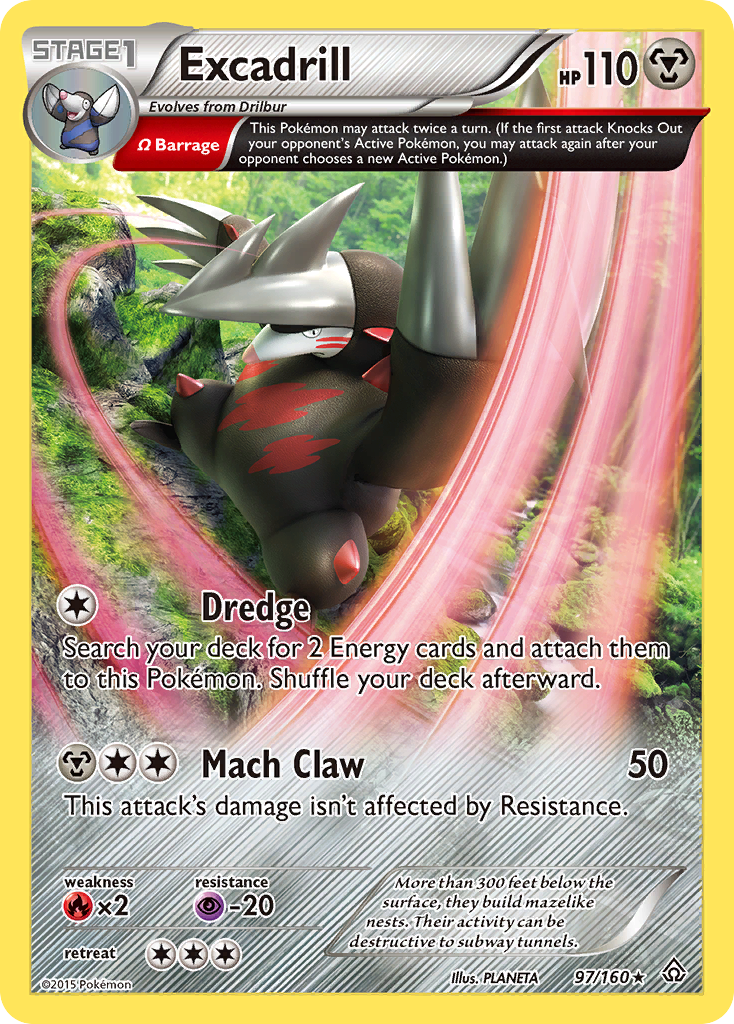 Excadrill (97/160) [XY: Primal Clash] | Exor Games Truro