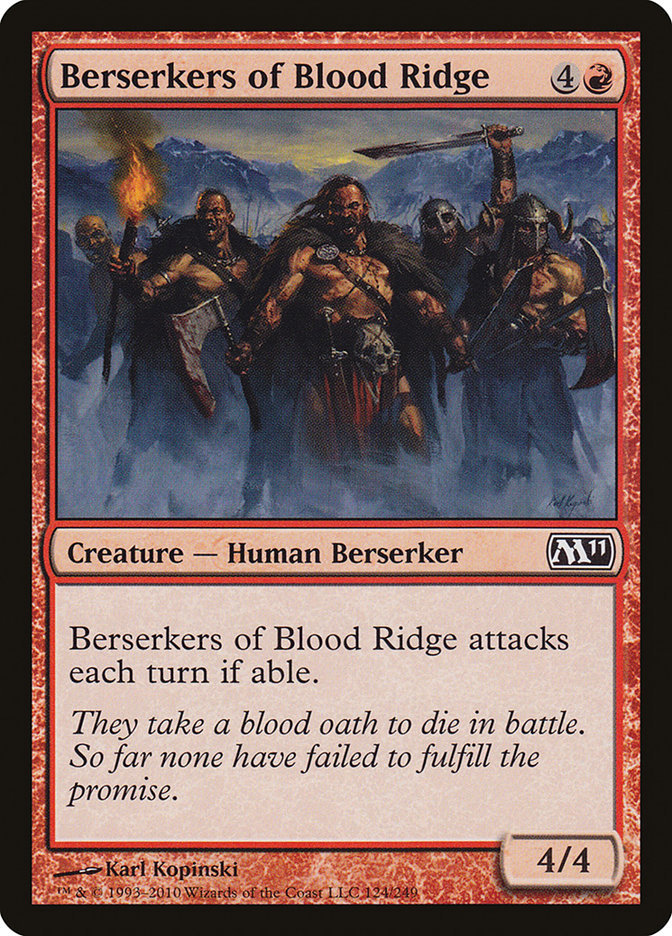 Berserkers of Blood Ridge [Magic 2011] | Exor Games Truro