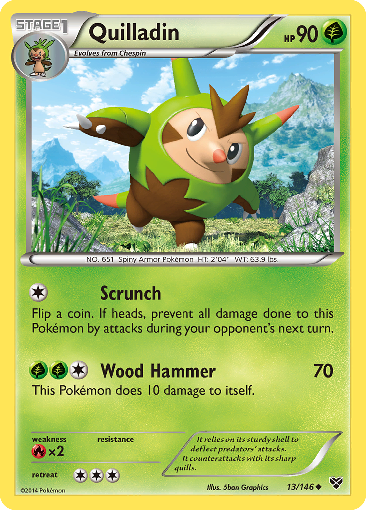 Quilladin (13/146) [XY: Base Set] | Exor Games Truro