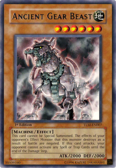 Ancient Gear Beast [TLM-EN007] Rare | Exor Games Truro