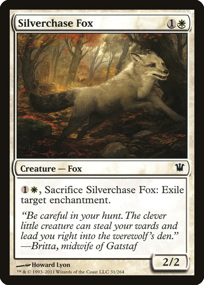 Silverchase Fox [Innistrad] | Exor Games Truro