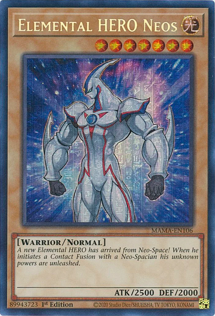 Elemental HERO Neos [MAMA-EN106] Ultra Pharaoh's Rare | Exor Games Truro