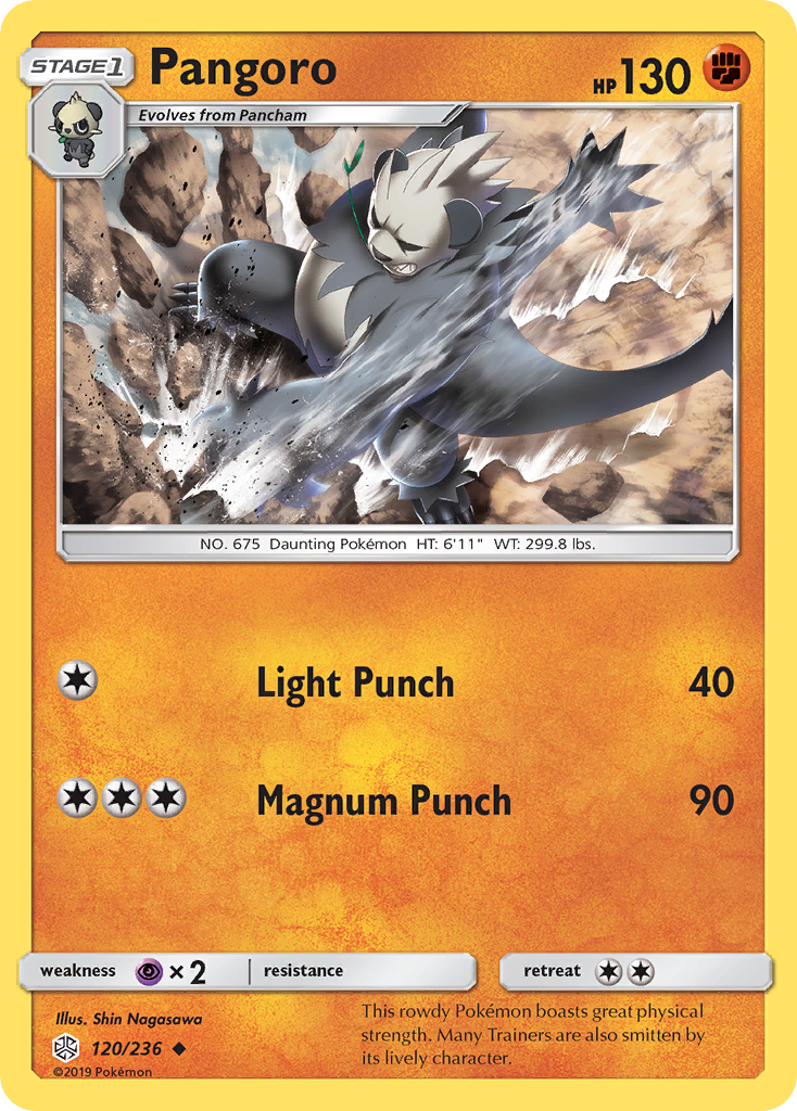 Pangoro (120/236) [Sun & Moon: Cosmic Eclipse] | Exor Games Truro