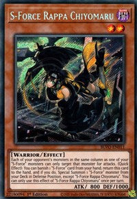 S-Force Rappa Chiyomaru [BLVO-EN011] Secret Rare | Exor Games Truro