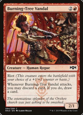 Burning-Tree Vandal [Ravnica Allegiance] | Exor Games Truro