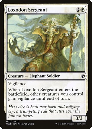 Loxodon Sergeant [War of the Spark] | Exor Games Truro