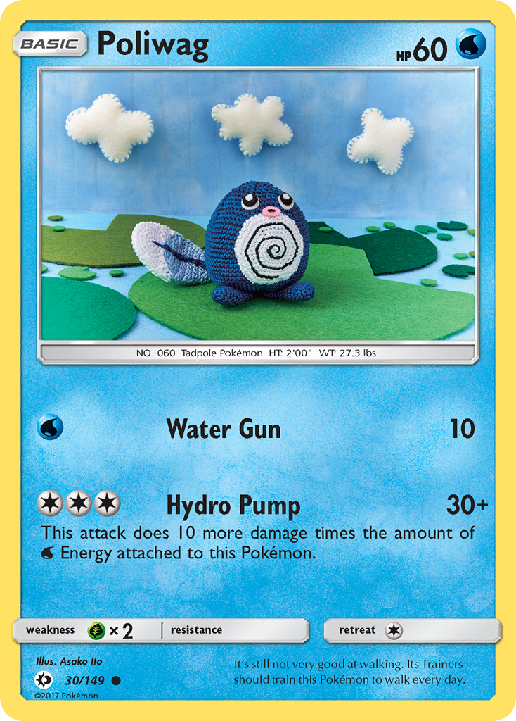 Poliwag (30/149) [Sun & Moon: Base Set] | Exor Games Truro