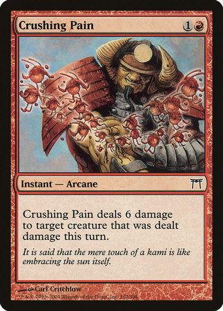 Crushing Pain [Champions of Kamigawa] | Exor Games Truro