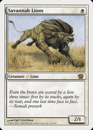 Savannah Lions [Eighth Edition] | Exor Games Truro