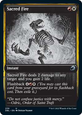 Sacred Fire [Innistrad: Double Feature] | Exor Games Truro