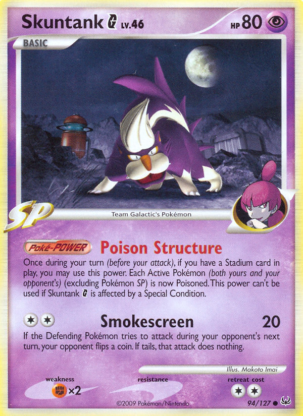Skuntank G (94/127) [Platinum: Base Set] | Exor Games Truro