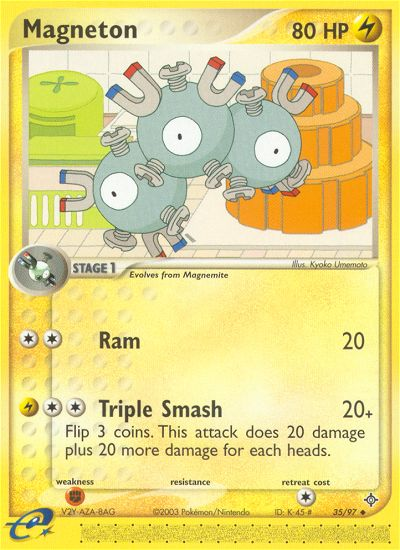 Magneton (35/97) [EX: Dragon] | Exor Games Truro